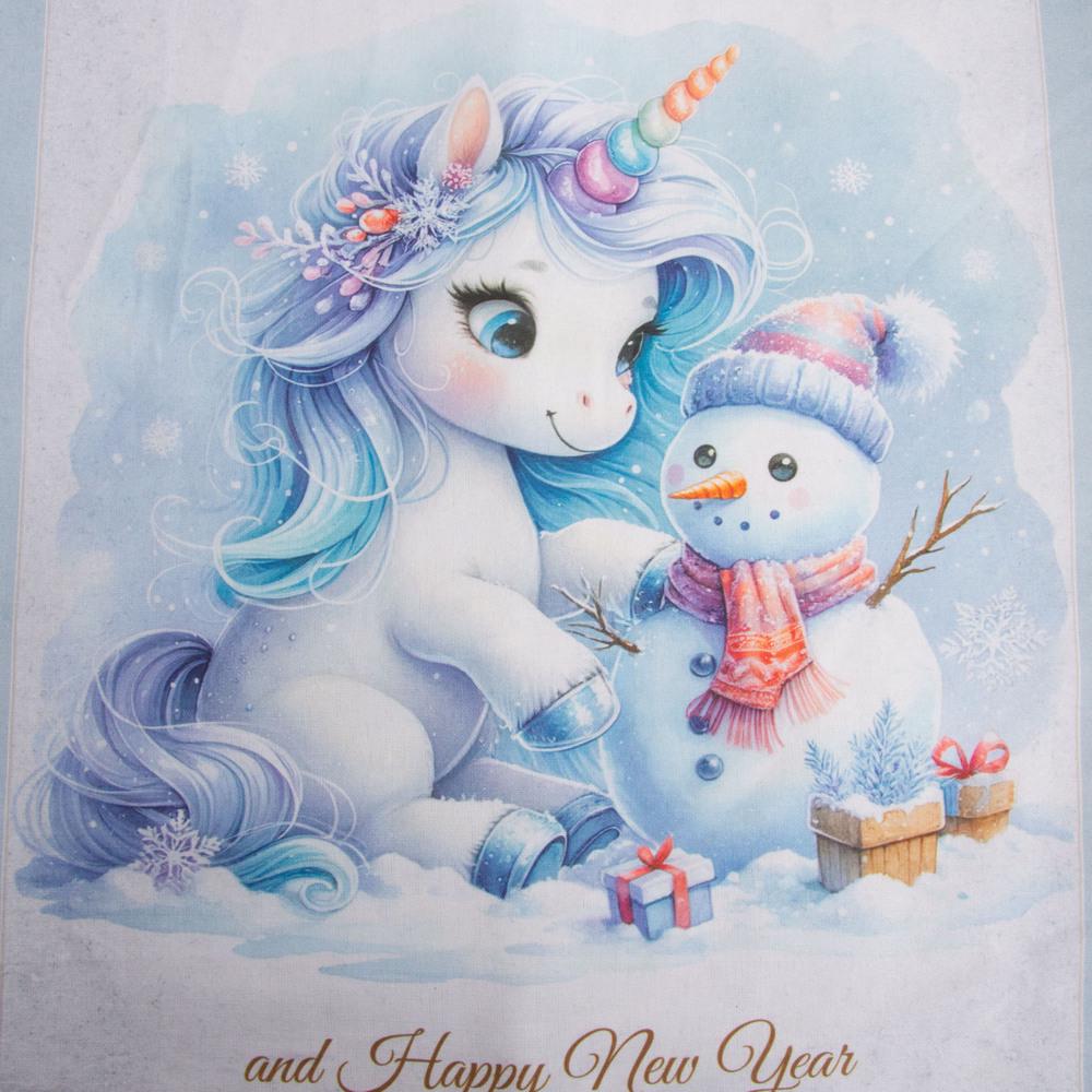 Тканина декоративна скатертна бавовна різдвяний принт 230 гр/м2 150 см (27031) - фото 6