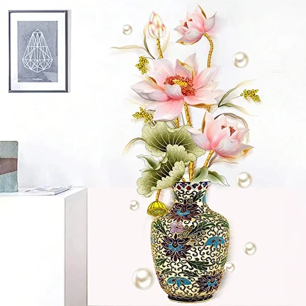 Наклейка на стену Ваза (Y01217-1)
