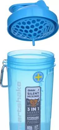 Шейкер спортивный SmartShake 2GO 600 ml Neon Blue - фото 7