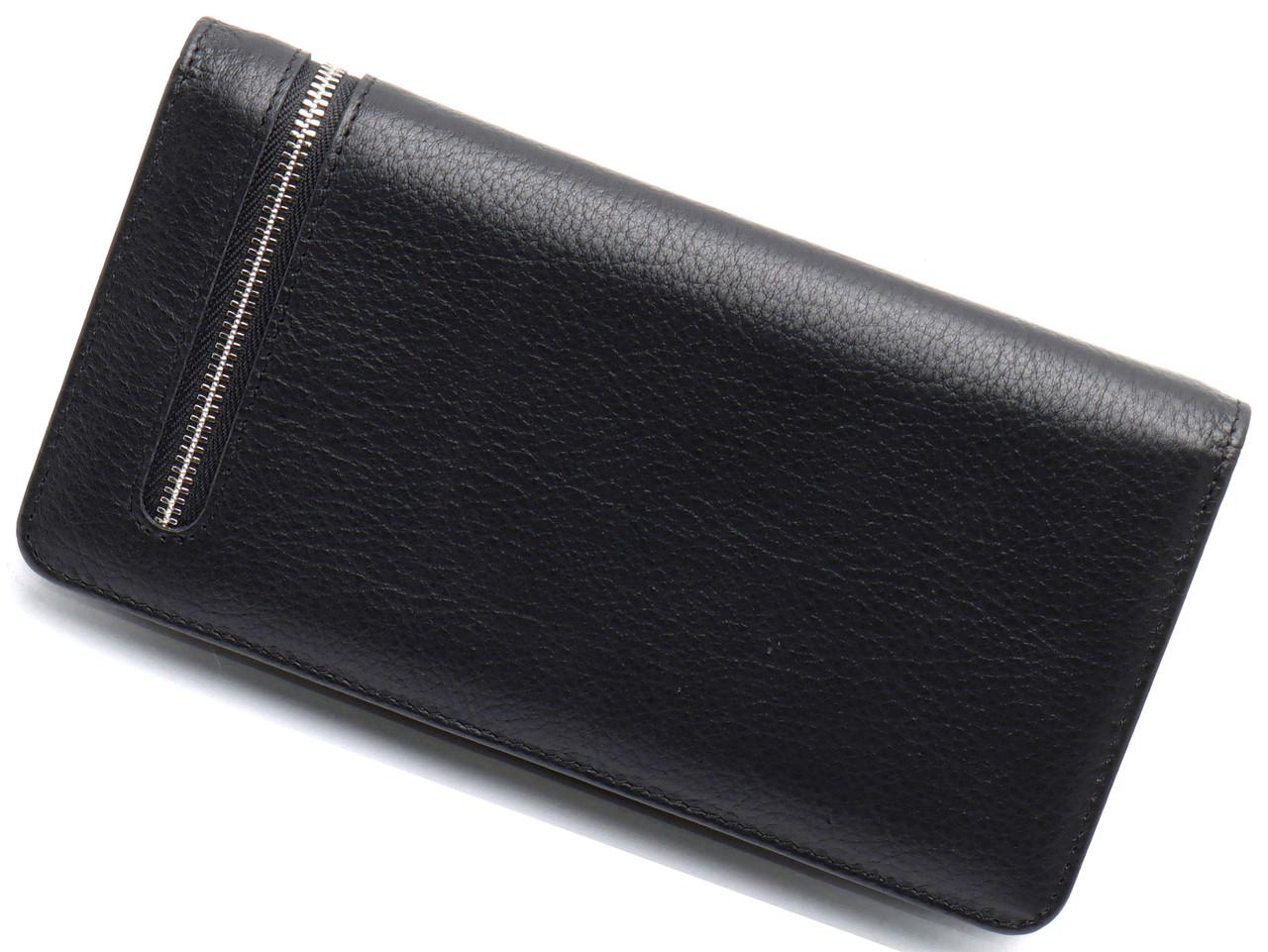 Кошелек мужской многофункциональный из натуральной кожи Черный (МС291) - фото 3 Кошелек мужской многофункциональный из натуральной кожи Черный (МС291) - фото 3