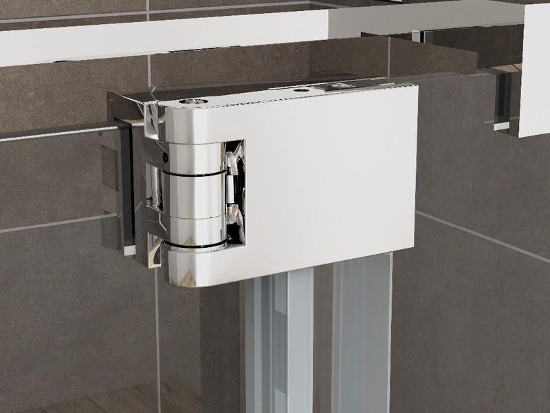 Душевая кабина без поддона KOER SR SC02-120x90x200-TR-01 прозрачное стекло Easy Clean 8 мм Хром (KR5354) - фото 7 Душевая кабина без поддона KOER SR SC02-120x90x200-TR-01 прозрачное стекло Easy Clean 8 мм Хром (KR5354) - фото 7