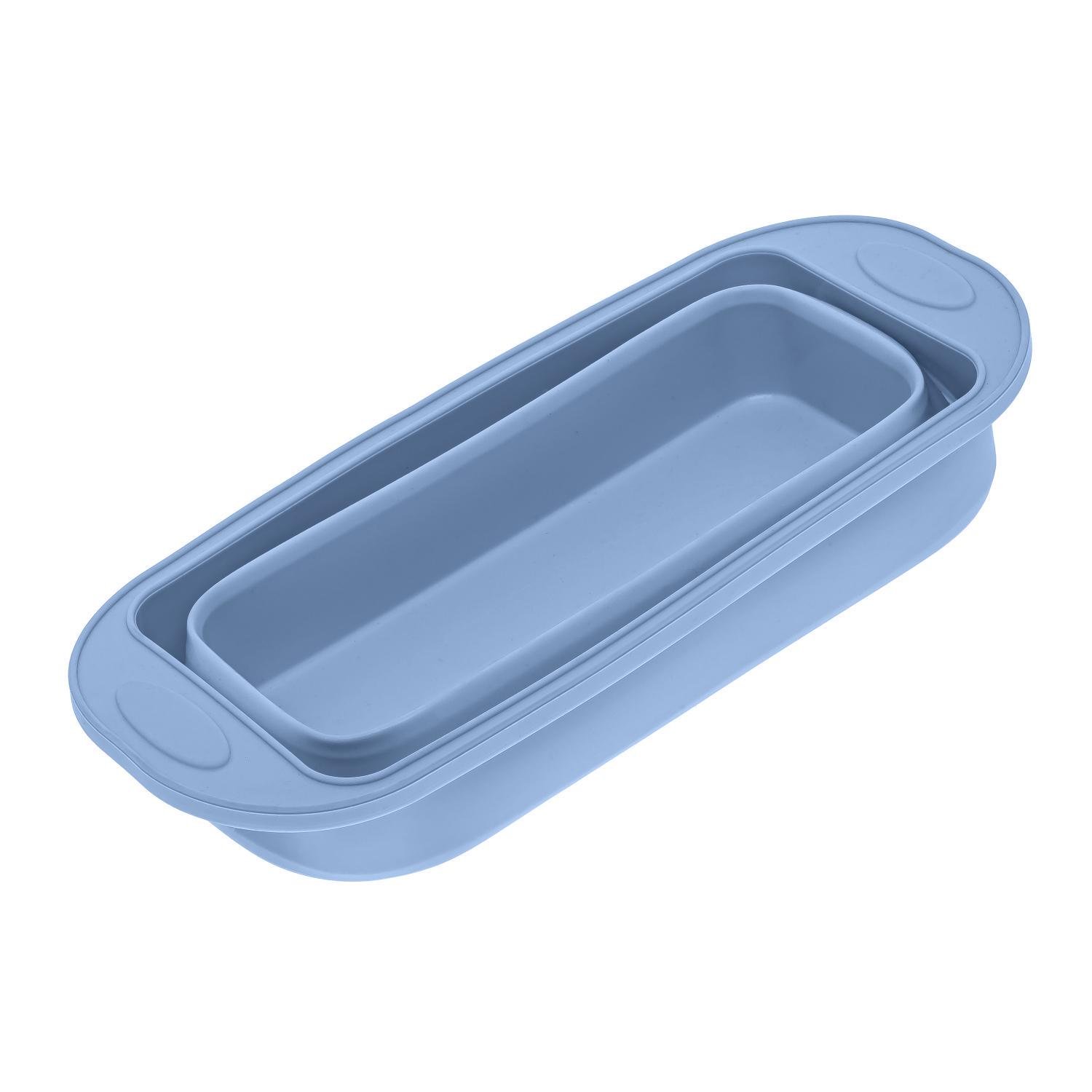 Форма для выпекания хлеба силиконовая 29,5х12,3х11 см Серый (86799) - фото 5 Форма для выпекания хлеба силиконовая 29,5х12,3х11 см Серый (86799) - фото 5