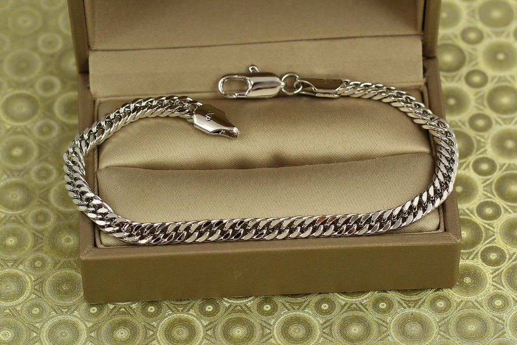 Браслет Xuping Jewelry кобра 19,5 см 4 мм Серебристый (29090943)