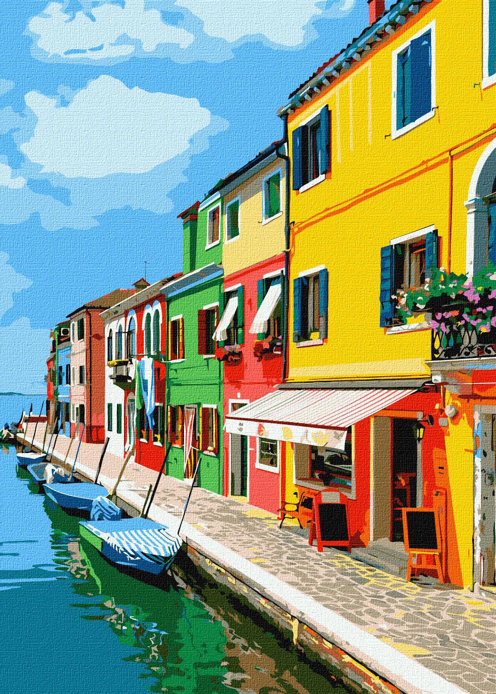 Картина за номерами Ідейка Вуличками Італії 40х50 (KHO2714)