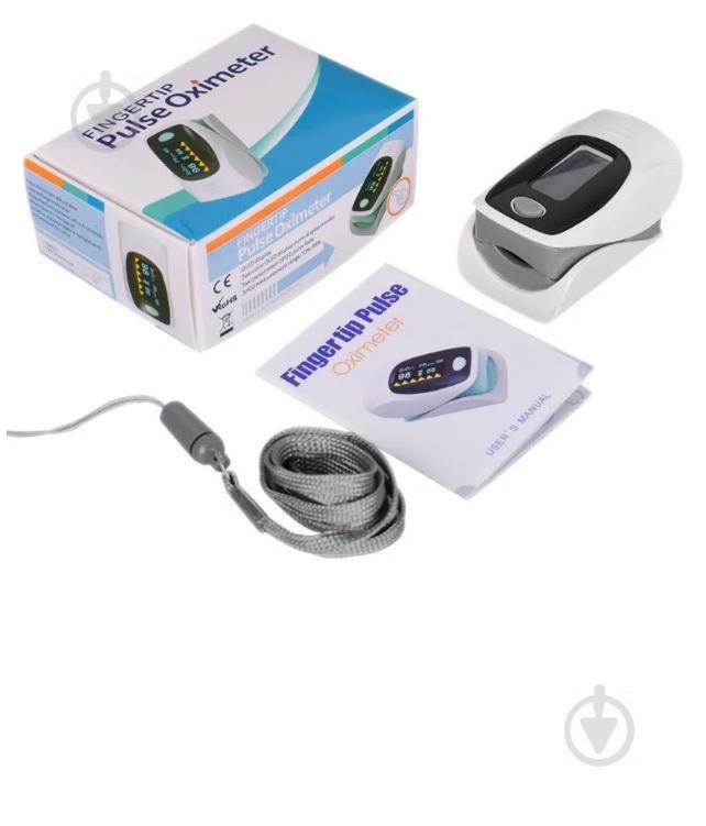 Пульсоксиметр на палець для зміни пульсу та сатурації крові Pulse Oximeter C101A3 (MAS40388) - фото 2