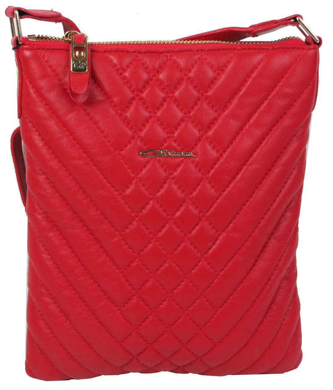 Сумка женская Giorgio Ferretti кожаная Красный (030636 red)