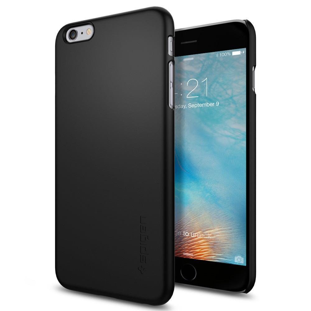 Чехол-накладка Spigen SGP Case Thin Fit Series for iPhone 6/6S Plus, Black (SGP11638)