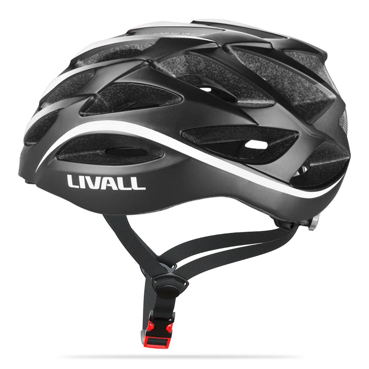 Велосипедний шолом Livall BH62 NEO 55-61 см Black/White