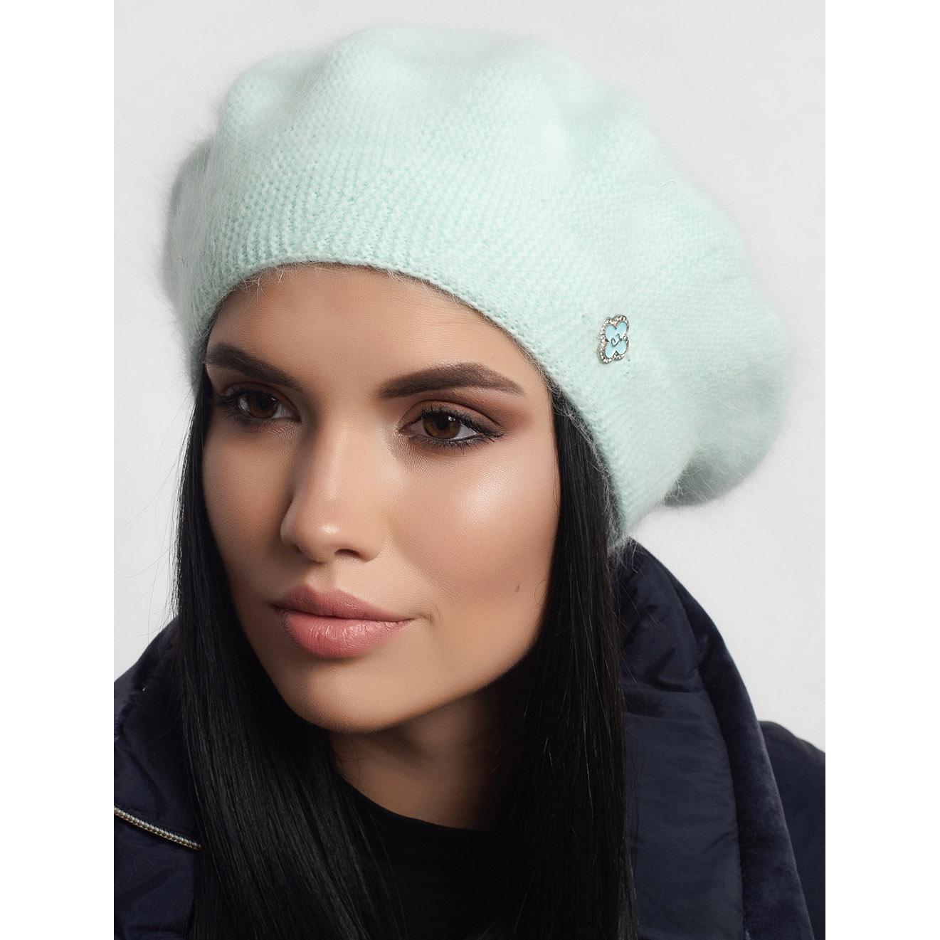 Берет женский одинарный Leks Калина one size Мята