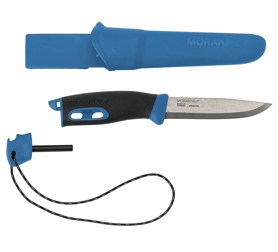Туристический нож Morakniv Companion Spark 104 мм с чехлом Blue (1797750515)