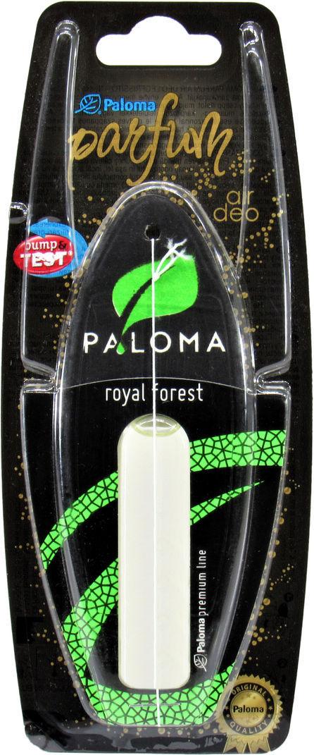 Ароматизатор для авто Paloma Parfume Line Premium Royal Forest на зеркало жидкий (0334580)