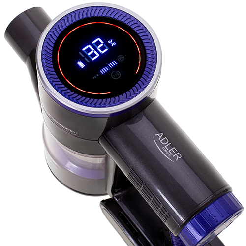 Пылесос беспроводной вертикальный Adler AD 7061 для аллергиков с дисплеем циклонная фильтрация - фото 11 Пылесос беспроводной вертикальный Adler AD 7061 для аллергиков с дисплеем циклонная фильтрация - фото 11