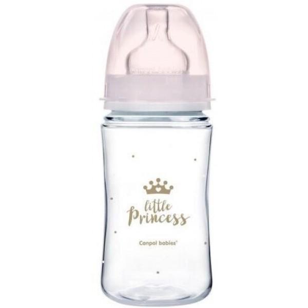 Пляшечка Canpol babies EasyStart Royal baby антиколікова з 3 місяців 240 мл (844421)