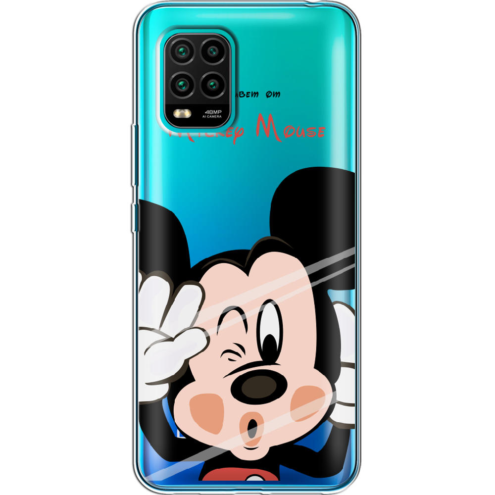 Чехол с рисунком Boxface Xiaomi Mi 10 Lite Mister M Прозрачный силикон (39438-cc58-39438)