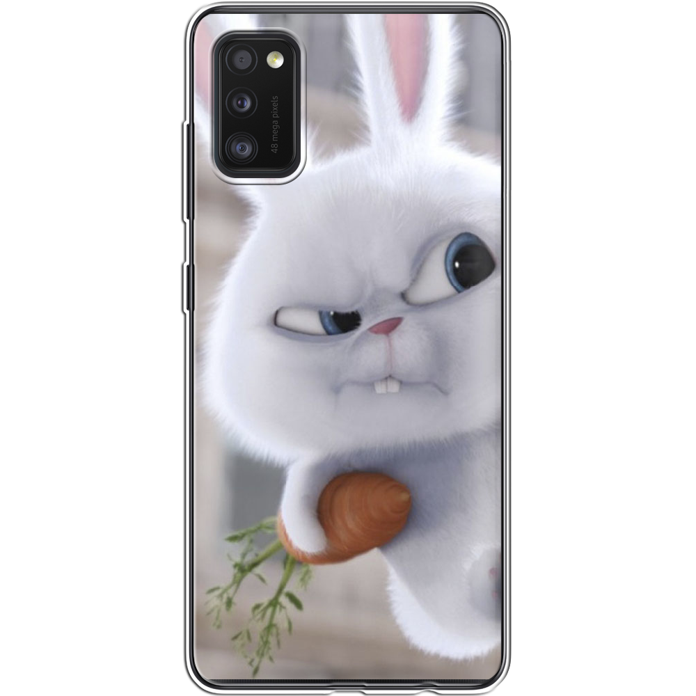 Чехол Boxface Samsung A415 Galaxy A41 Rabbit Snowball Прозрачный силикон (39755-up1116-39755)