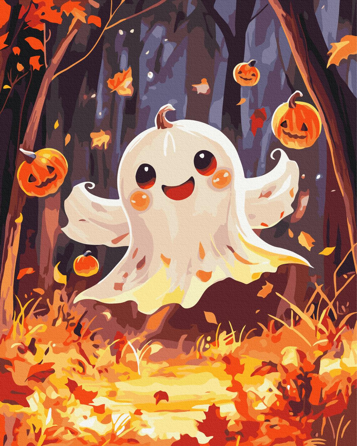 Картина по номерам Brushme Призрак тыквы 40x50 см (BS54412)