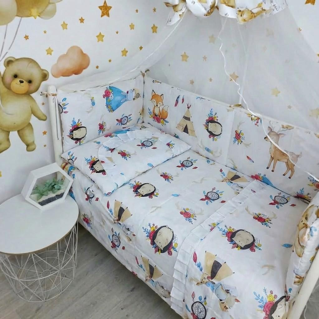 Комплект детского постельного белья Лисичка 120х60 см