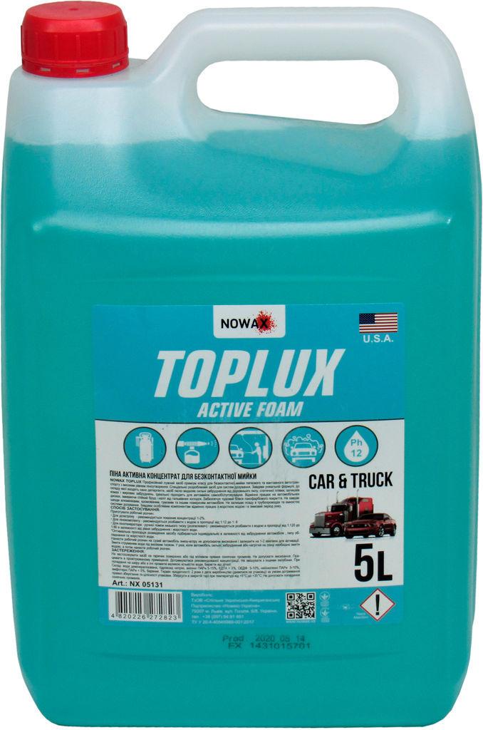 Шампунь Nowax Toplux Active Foam активная пена для бесконтактной мойки суперконцентрат 5 л (0100632) Шампунь Nowax Toplux Active Foam активная пена для бесконтактной мойки суперконцентрат 5 л (0100632)