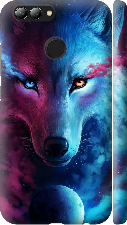 Чехол на Huawei Nova 2 Арт-волк (3999m-1021-42517)