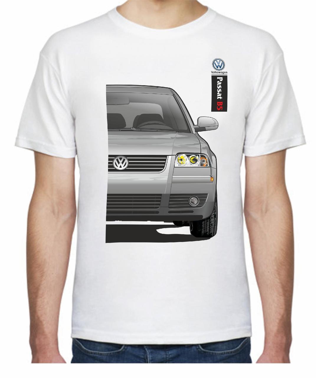 Футболка мужская Avtolife Volkswagen Passat B5 FR 107605 XXL Белый (2506063890)