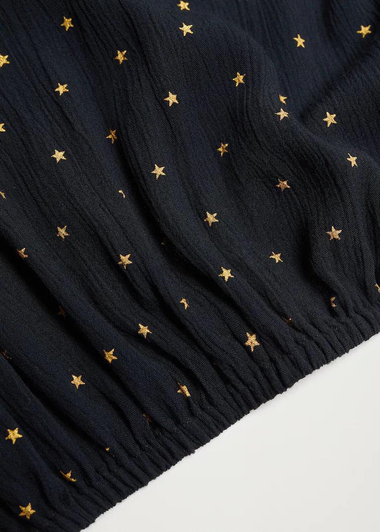 Блуза Mango з принтом M Black - фото 4 Блуза Mango з принтом M Black - фото 4