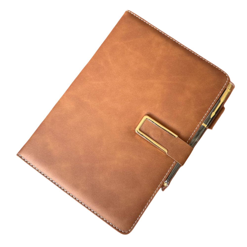 Дневник планер с ручкой на 100 листов в мягкой обложке формат А5 Коричневый - фото 2 Дневник планер с ручкой на 100 листов в мягкой обложке формат А5 Коричневый - фото 2