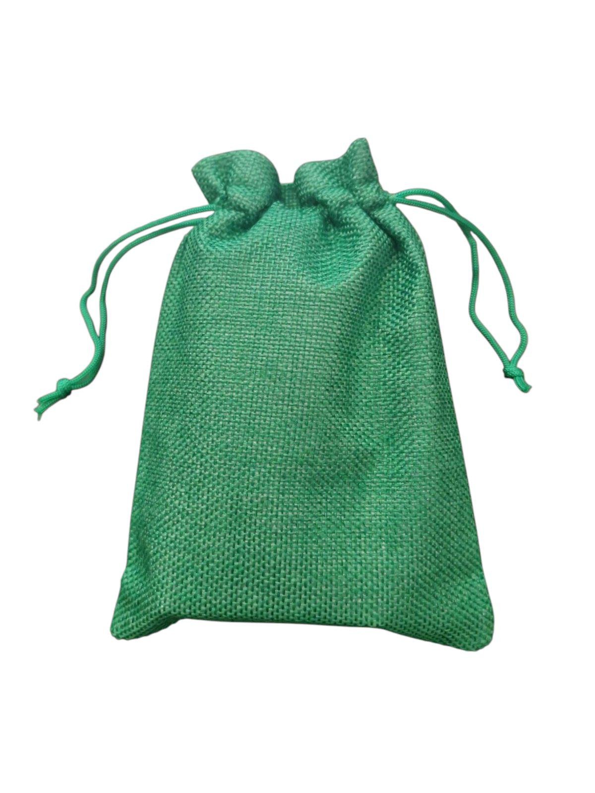 Мешочек льняной для карт таро 17,5х12,5 см Зеленый - фото 1