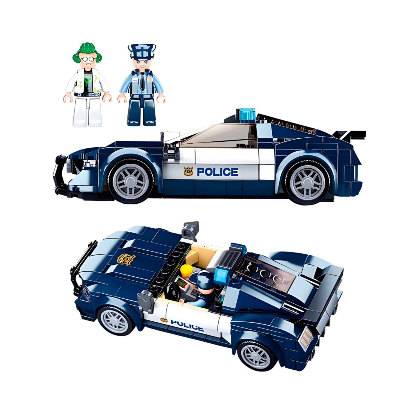 Конструктор Sluban Полицейская машина 284 детали (M38-B1063) - фото 2 Конструктор Sluban Полицейская машина 284 детали (M38-B1063) - фото 2