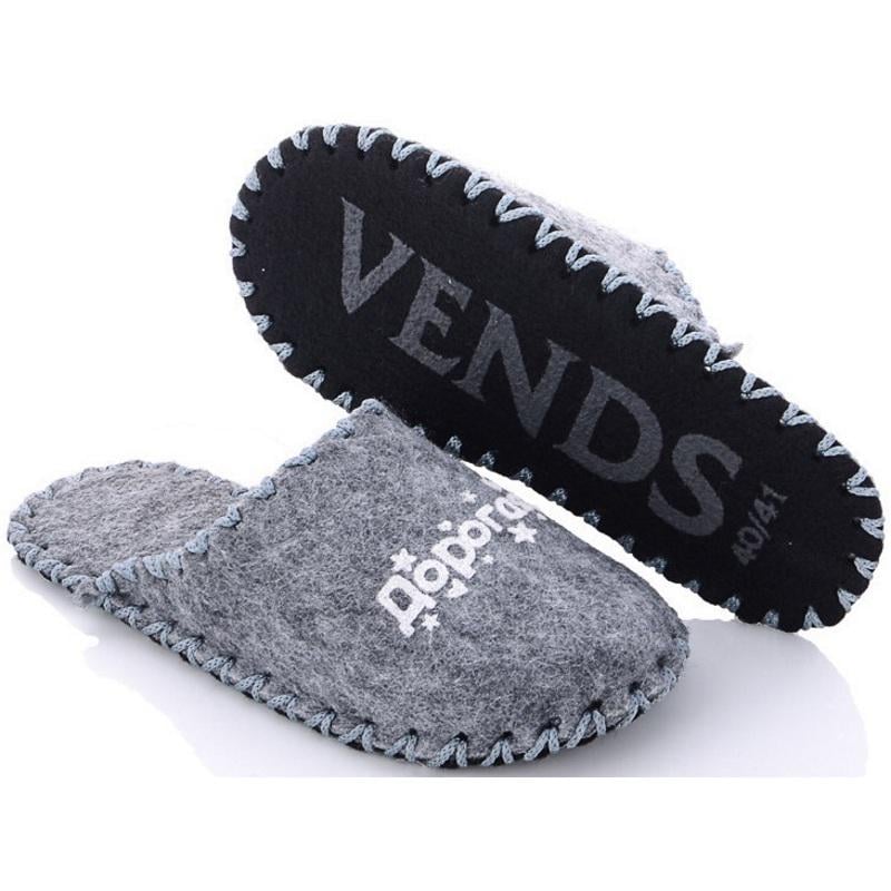 Тапочки фетровые женские VENDS 241 р. 36-37 Серый