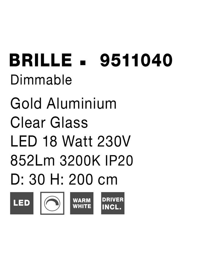 Подвес Nova Luce Brille (9511040) - фото 6