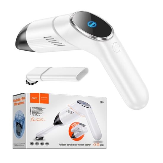 Автопилосос Hoco ZP6 Well-clean 12V 60W Car Vacuum Cleaner White