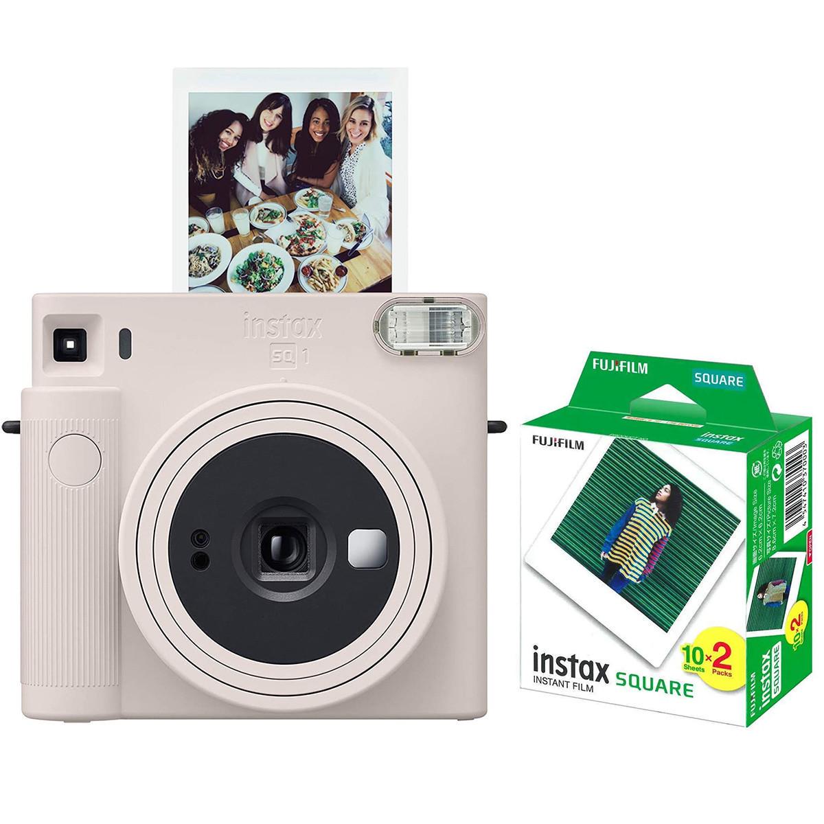 Фотоапарат Fujifilm Instax Square SQ1 та фотопапір на 20 аркушів Chalk White (2516978273) - фото 1 Фотоапарат Fujifilm Instax Square SQ1 та фотопапір на 20 аркушів Chalk White (2516978273) - фото 1