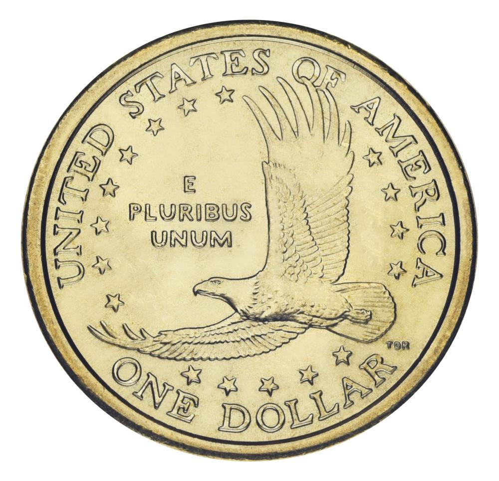 Коллекционная монета США 1 доллар 2003 AU-UNC D Сакагавея Коренные американцы (М21241)