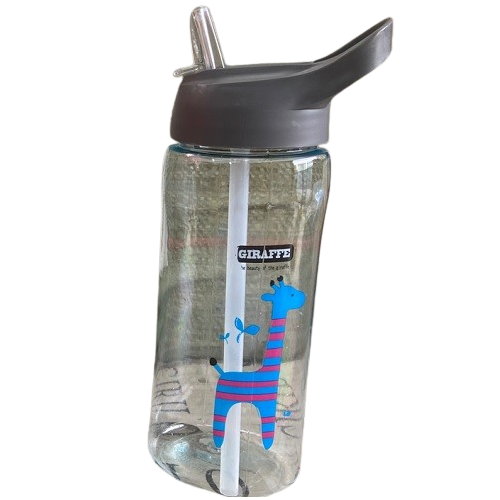 Бутылка-поилка детская Stenson WW02681 пластиковая с трубочкой 500 мл (587009)