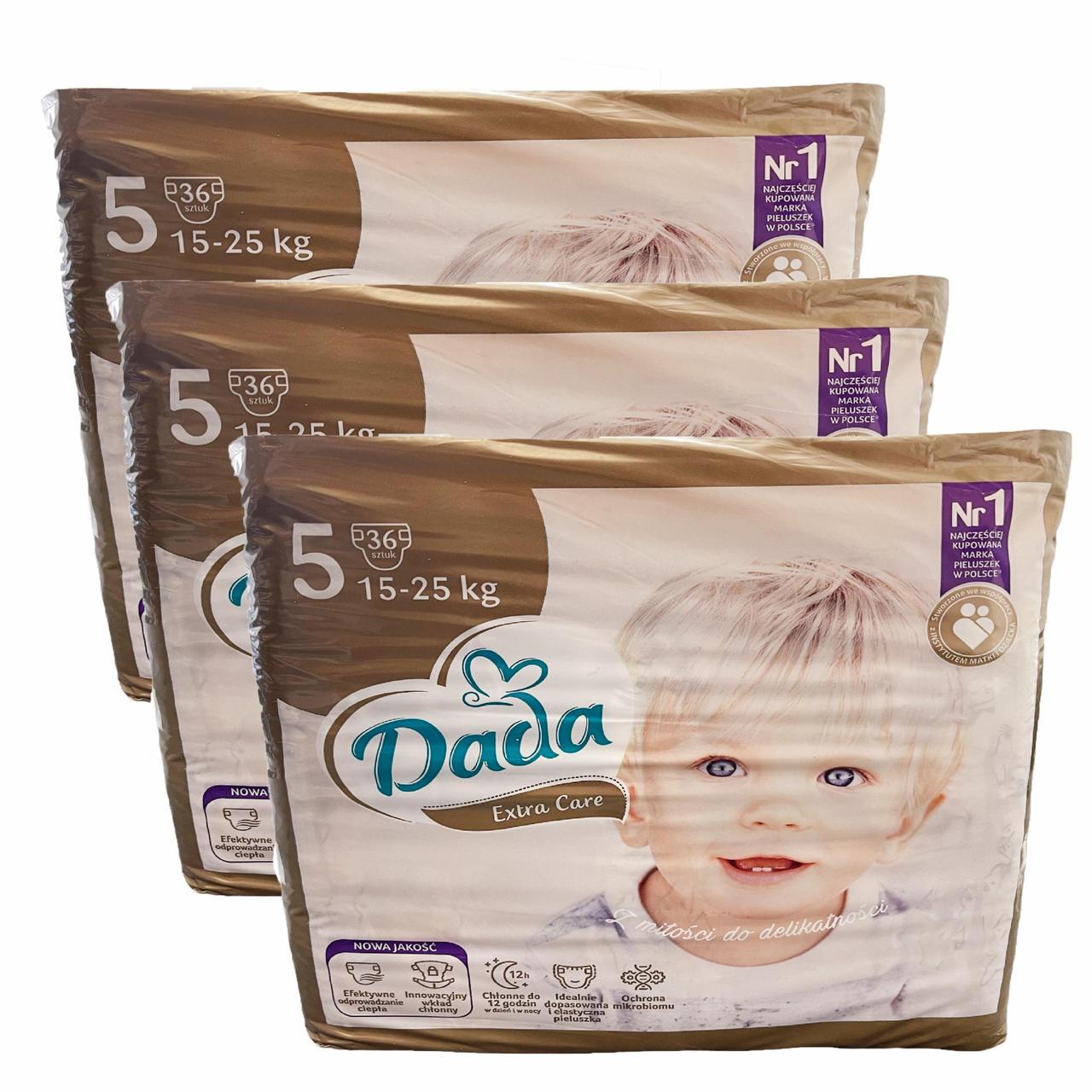Підгузки дитячі Dada Extra Care 5 Junior 15-25 кг 108 шт. (2398244991)