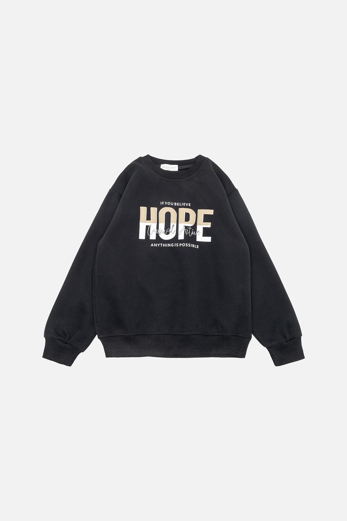 Свитшот для мальчика ЦБ-00243573 116 см Черный (28575786)