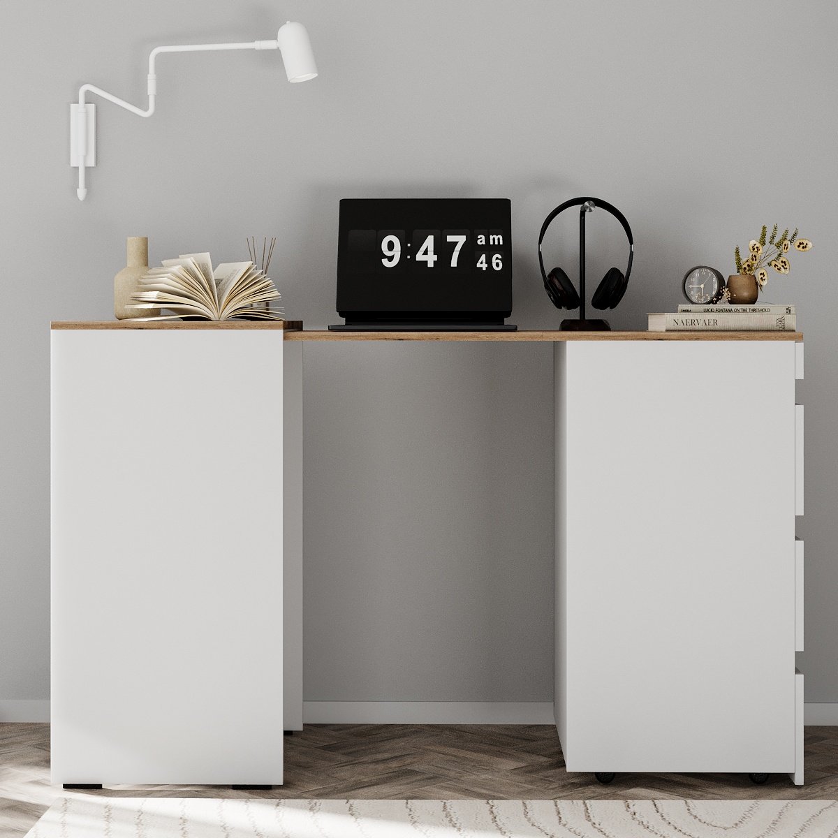 Комод-трансформер Art in ead Molli 50x75,6x45 см Белый Дуб Эвок (TB01011000000) - фото 4 Комод-трансформер Art in ead Molli 50x75,6x45 см Белый Дуб Эвок (TB01011000000) - фото 4