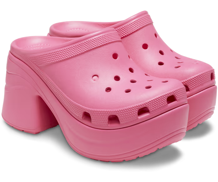 Сабо жіночі Crocs Siren Clog Hyper 	 р. 39-40 Рожевий (14314)