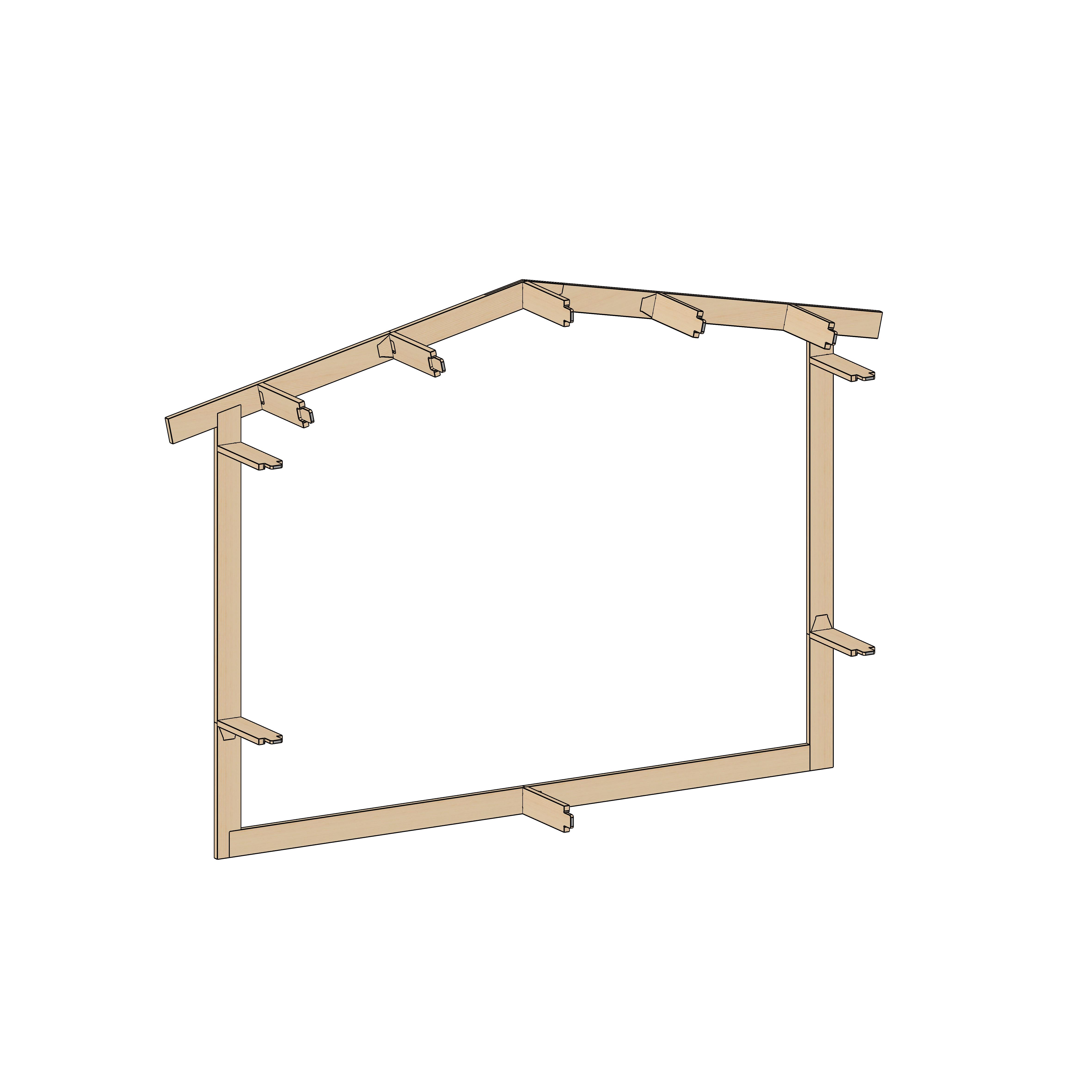 Модульний будинок Freewood Kit 190WF конструктор каркасу S 47,5 м2 (FFW KIT190WF) - фото 5