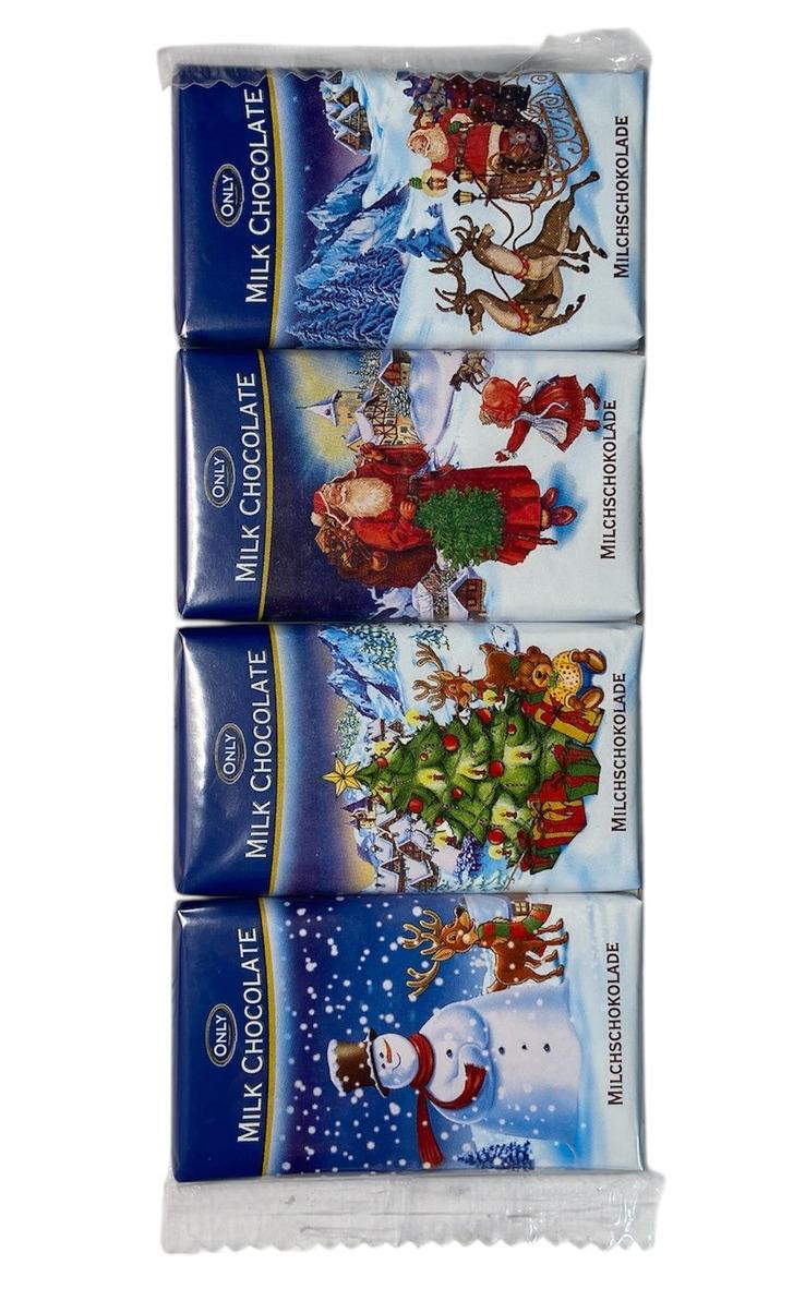 Набор молочного шоколада Only Milk CHocolate 4 шт х 15 г (60755) Набор молочного шоколада Only Milk CHocolate 4 шт х 15 г (60755)