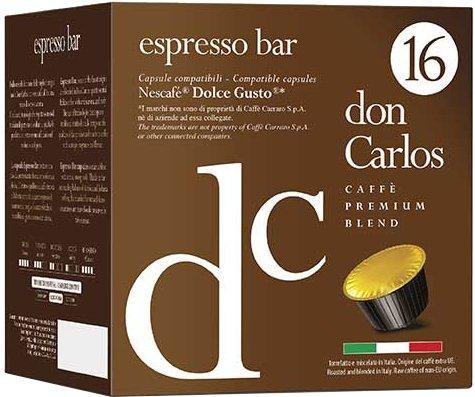 Кофе в капсулах Dolce Gusto Don Carlos Espresso Bar 16 капсул (car90014)