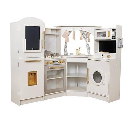 Кухня кутова дерев'яна дитяча AVKO Пальма звукові та світлові ефекти та аксесуари - фото 1 Кухня кутова дерев'яна дитяча AVKO Пальма звукові та світлові ефекти та аксесуари - фото 1