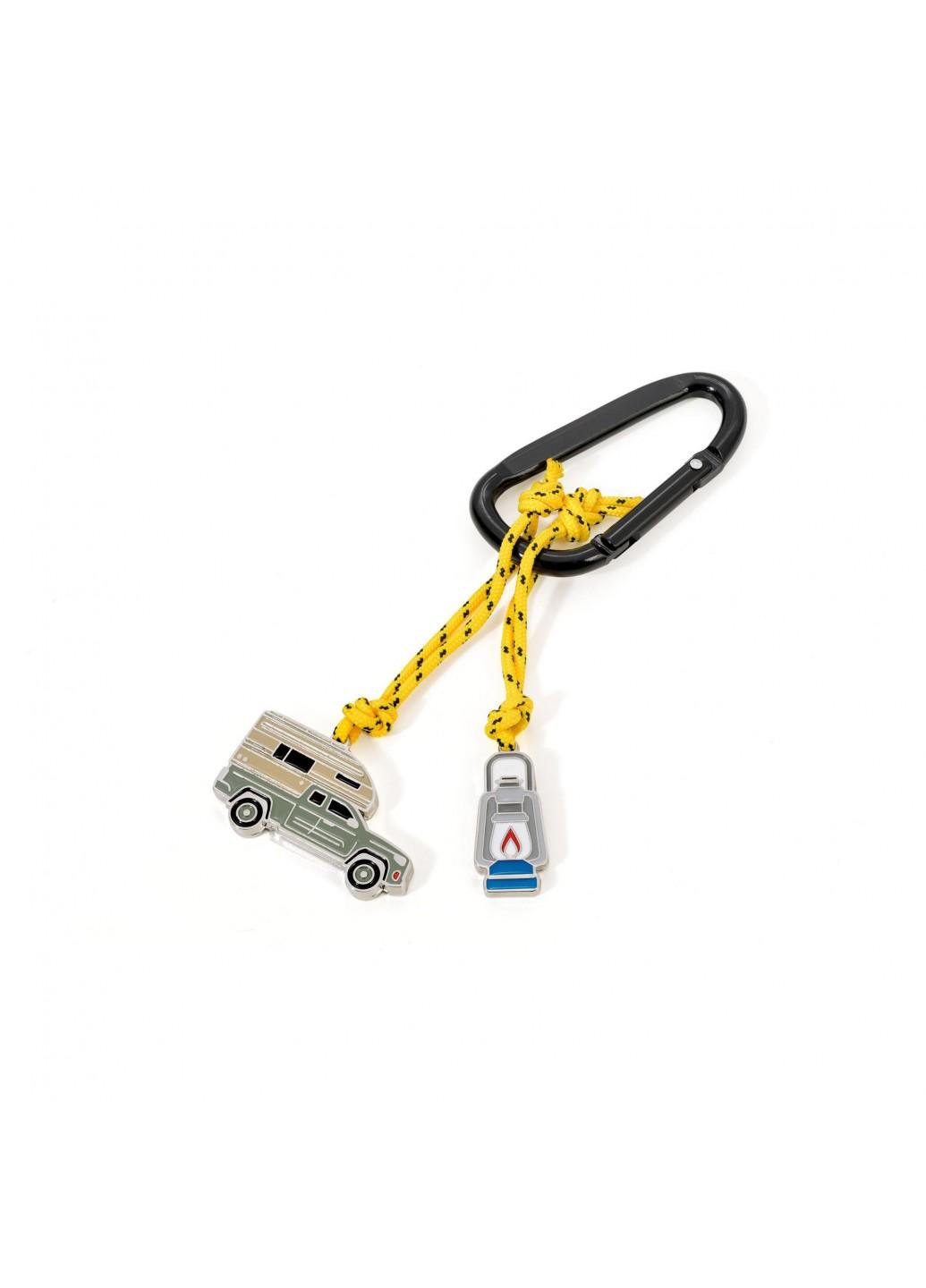 Брелок-карабін Troika Вантажівка та олійна лампа (KR21-06/BK)