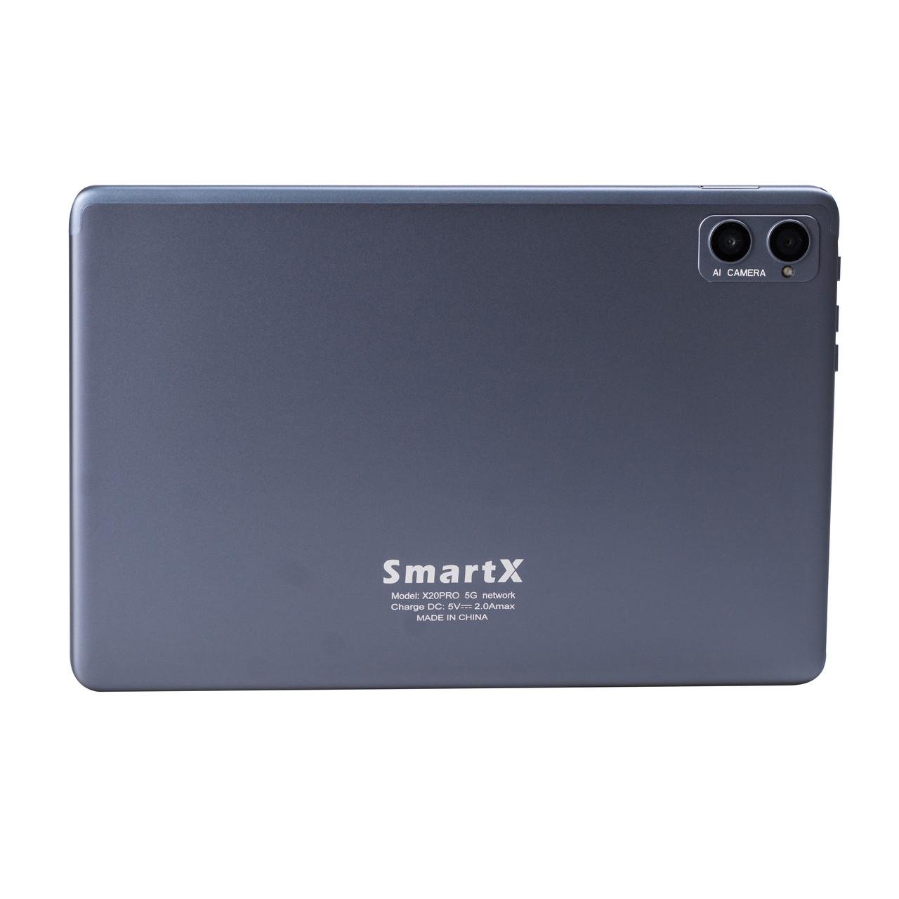 Планшет з клавіатурою Smart X20 pro MediaTek 64 GB 10,1" 1300 mhz Сірий - фото 3