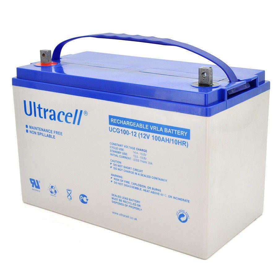 Батарея акумуляторна гелева Ultracell UCG10012 GEL 12V 100 Ah (59013)