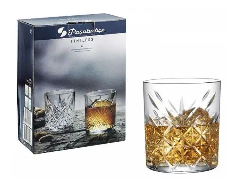 Набор стаканов для виски Pasabahce 52790 Timeless 345 мл 4 шт.