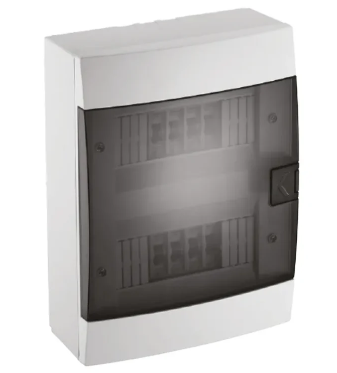 Щит распределительный HOROZ ELECTRIC 600-000-240 Teb 24/2x12 IP40 для накладного монтажа пластик Белый