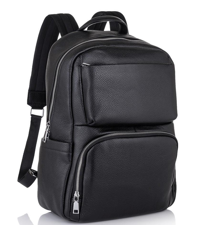 Городской рюкзак для ноутбука мужской Royal Bag B3-154A Черный (3115)