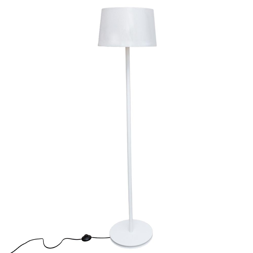 Торшер MSK ELECTRIC Palermo NL 3621 WH/WH с белым плафоном из ткани под лампу Е27 Белый - фото 2