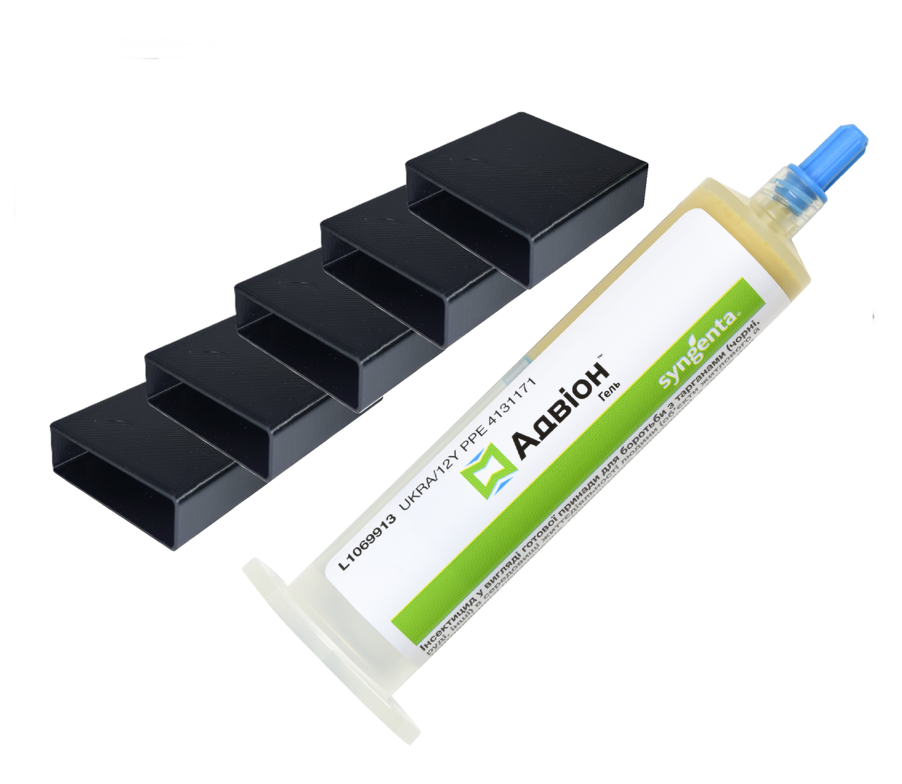 Гель проти тарганів Syngenta Advion Cockroach Gel шприц 30 г/годівниця без гелю 5 шт. (2864093460)